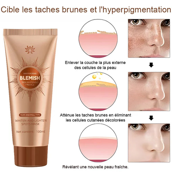 Korean Skincare Whitening peel-off mask for sensitive skin ( pack of 2 )