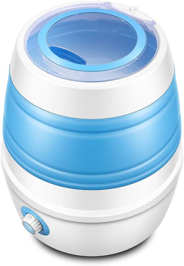 Portable Washers Folding Washing Machines Folding Small Household Portable Socks Washing Machine Mini Washing Machine-Blue for Travel Laundry Washer Camping Apartments Dorms Rv