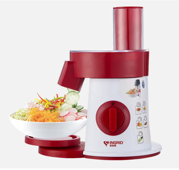 ✨HOT SALE 50% OFF ✨ Electric Spiralizer with 3 Blades – Fast, Easy Spiral Vegetable Slicer – Stainless Steel – Compact Storage – Suitable for Most Large Vegetables, Including Zucchini and Carrots