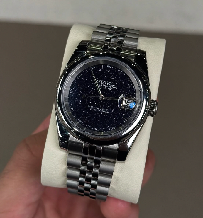 ⏳Time-limited Special⌛Galactic Galaxy Dial , Black Arabic Dial Watch with Sparkling Rhinestones