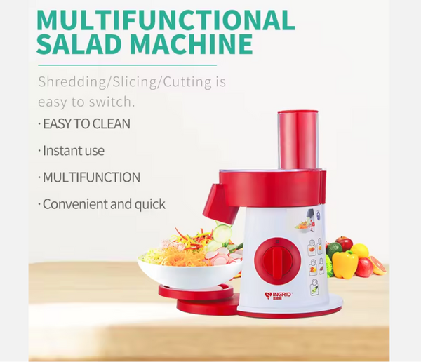 ✨HOT SALE 50% OFF ✨ Electric Spiralizer with 3 Blades – Fast, Easy Spiral Vegetable Slicer – Stainless Steel – Compact Storage – Suitable for Most Large Vegetables, Including Zucchini and Carrots