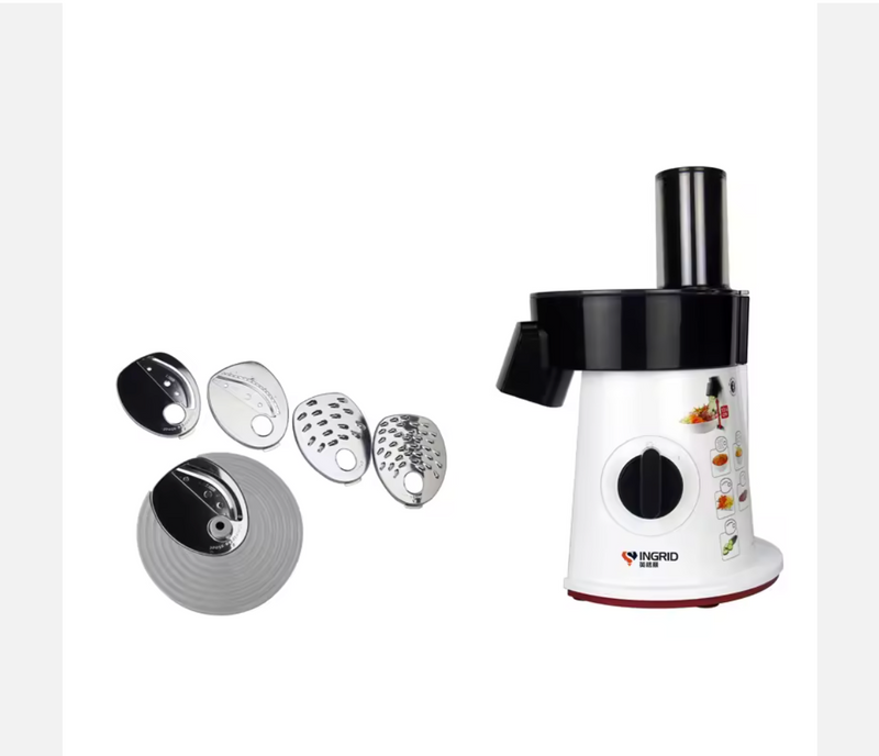 ✨HOT SALE 50% OFF ✨ Electric Spiralizer with 3 Blades – Fast, Easy Spiral Vegetable Slicer – Stainless Steel – Compact Storage – Suitable for Most Large Vegetables, Including Zucchini and Carrots