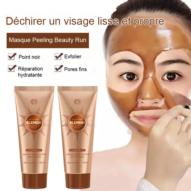 Korean Skincare Whitening peel-off mask for sensitive skin ( pack of 2 )
